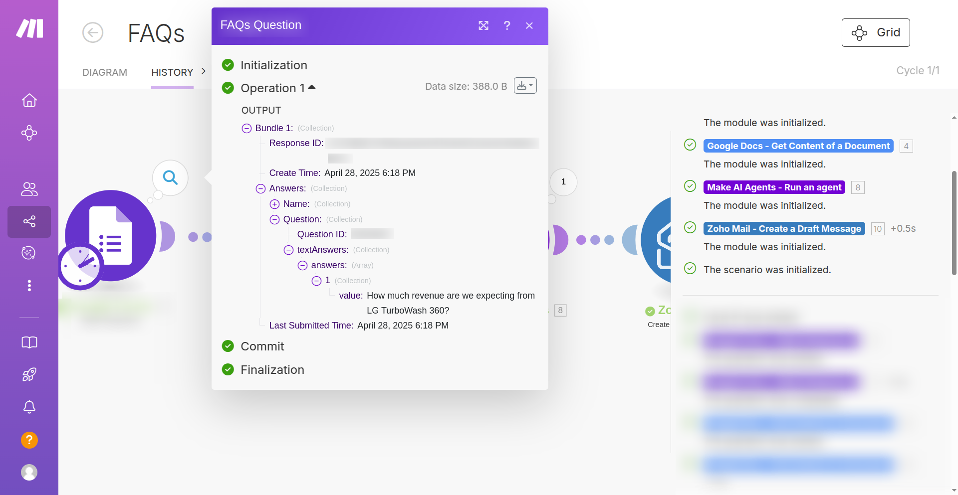 Trigger New Question Arrives