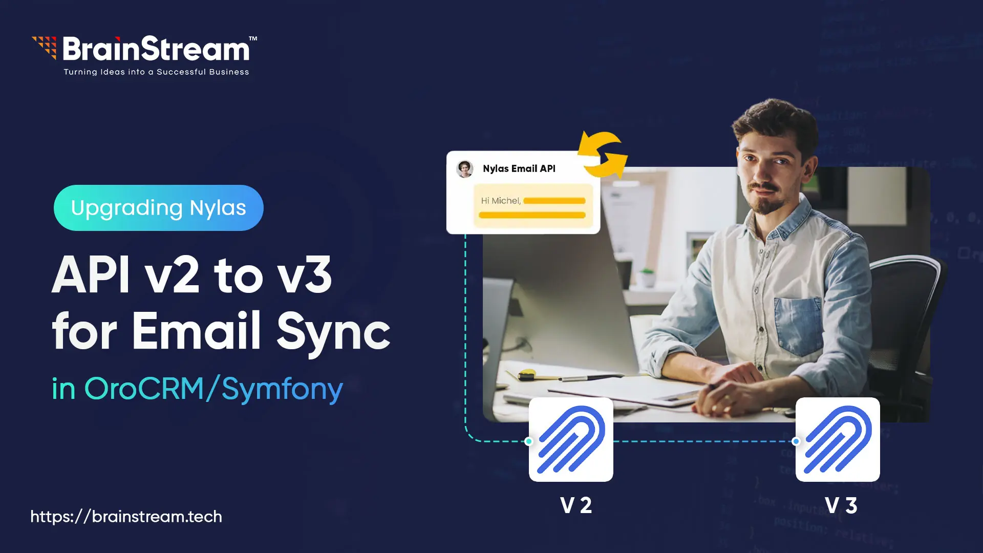 Upgrading Nylas API v2 to v3 for Email Sync in OroCRM/Symfony
