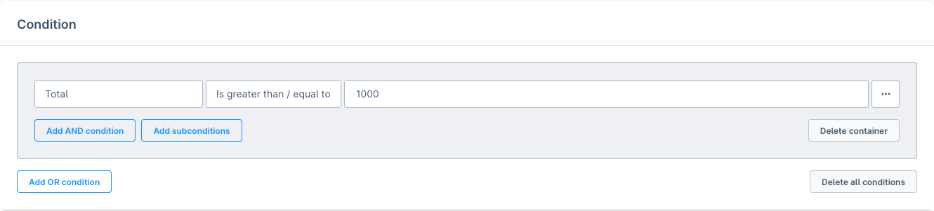 Create a Rule in Rule Builder