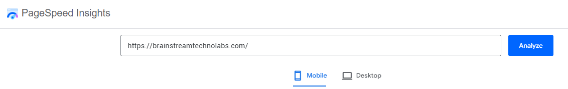 website page speed test